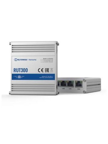 Teltonika RUT300 wired router Fast Ethernet Blue Metallic
