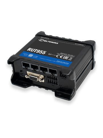Teltonika RUT955 Wireless Router Fast Ethernet Single-Band (2.4 GHz) 3G 4G Black (RUT955T033B0)
