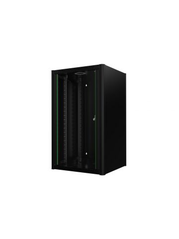 Lanview RWM20U56BL rack cabinet 20U Wall mounted rack Black