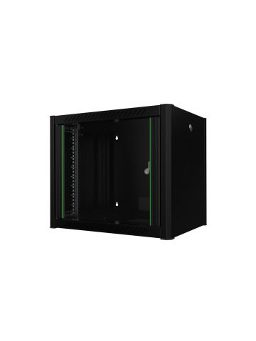 Lanview RWP09U45BL rack cabinet 9U Wall mounted rack Black