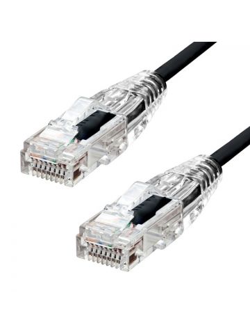 ProXtend Ultra Slim CAT6 U/UTP CU LSZH Ethernet Cable Black 50CM