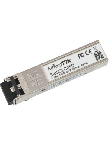 Mikrotik S-85DLC05D network transceiver module 1250 Mbit/s SFP 850 nm