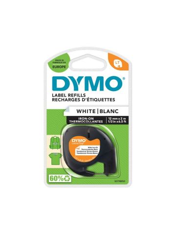 Dymo 18769/S0718850 DirectLabel-etikettes Iron-on 12mm x 2m for Dymo LetraTag