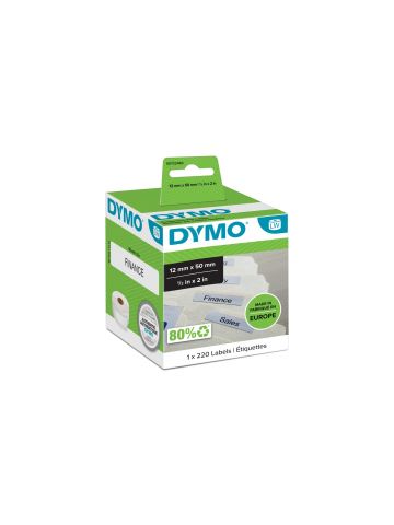 Dymo 99017/S0722460 DirectLabel-etikettes 50mm x 12mm for Dymo 400 Duo/60mm