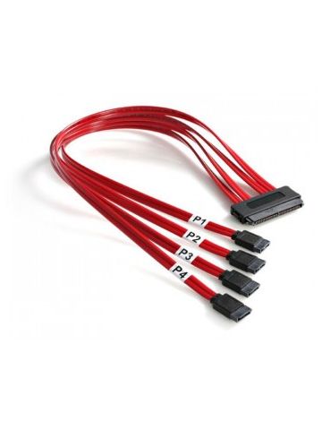 StarTech.com 50cm Serial Attached SCSI SAS Cable - SFF-8484 to 4x SATA