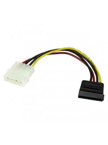 StarTech.com 6in 4 Pin LP4 to SATA Power Cable Adapter