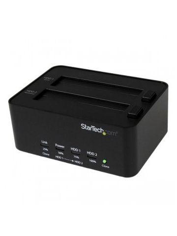 StarTech.com USB 3.0 SATA Hard Drive Duplicator & Eraser Dock - Standalone 2.5/3.5in HDD & SSD Eraser and Cloner