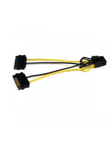 StarTech.com 6in SATA Power to 8 Pin PCI Express Video Card Power Cable Adapter