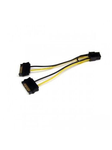 StarTech.com 6in SATA Power to 6 Pin PCI Express Video Card Power Cable Adapter