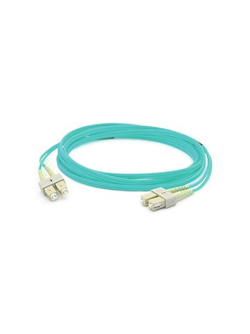 Titan SCSCOM3DAQ10/CL fibre optic cable 10 m SC OM3 Aqua colour