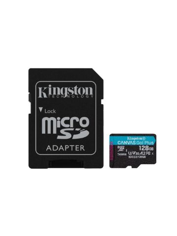 Kingston Technology Canvas Go! Plus memory card 128 GB MicroSD Class 10 UHS-I