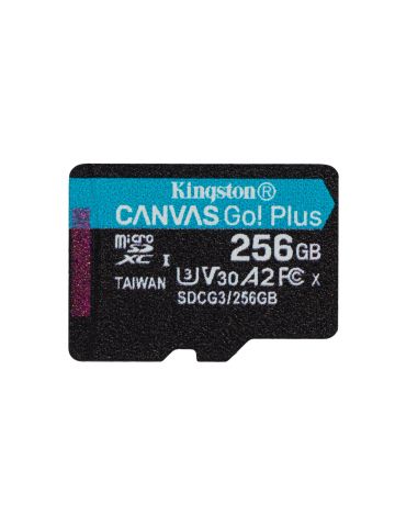 Kingston Technology 256GB microSDXC Canvas Go Plus 170R A2 U3 V30 Single Pack w/o ADP