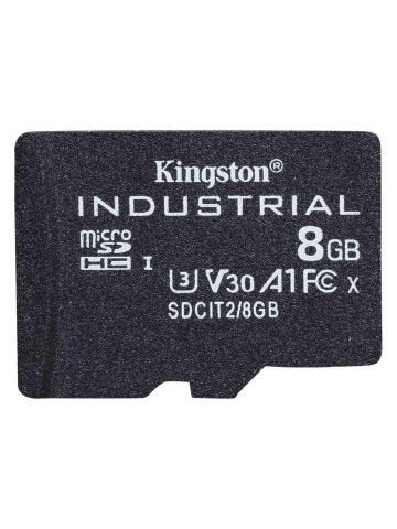 Kingston Technology Industrial 8 GB MicroSDHC UHS-I Class 10