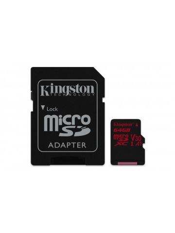 Kingston Technology Canvas React memory card 64 GB MicroSDXC Class 10 UHS-I