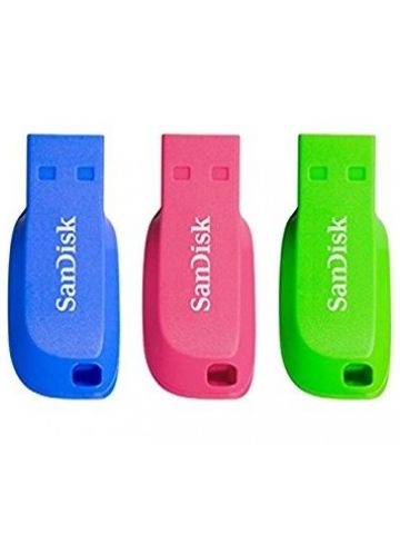Sandisk Cruzer Blade 16GB USB flash drive USB Type-A 2.0 Blue,Green,Pink