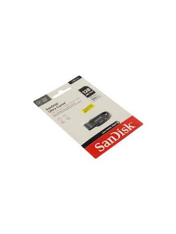 SanDisk Ultra Curve USB flash drive 128 GB USB Type-A 3.2 Gen 1 (3.1 Gen 1) Black