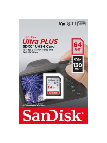 Sandisk Ultra PLUS SDXC Card 64GB