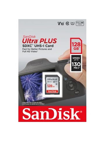 Sandisk Ultra PLUS SDXC Card 128GB