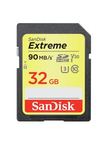 Sandisk Extreme memory card 32 GB SDHC Class 10 UHS-I