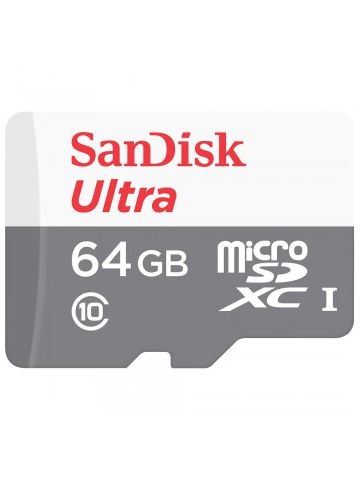 Sandisk Ultra MicroSDXC 64GB UHS-I + SD Adapter memory card Class 10