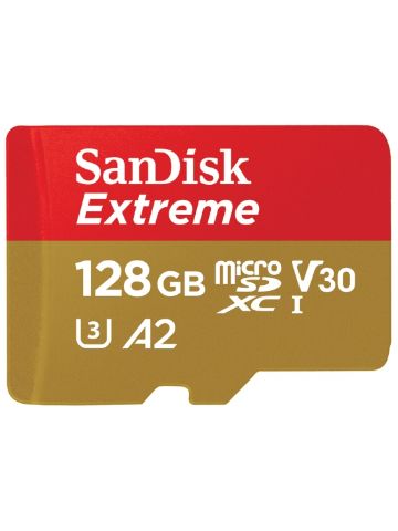 Sandisk 128GB Extreme microSDXC memory card Class 10