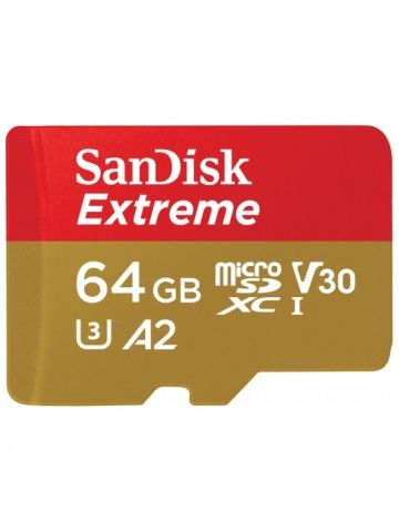 Sandisk 64GB Extreme microSDXC memory card Class 10