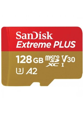 Sandisk 128GB Extreme Plus microSDXC memory card Class 10