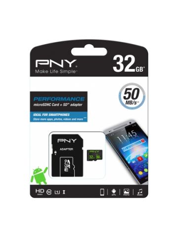 PNY Performance 32 GB MicroSDHC UHS-I Class 10