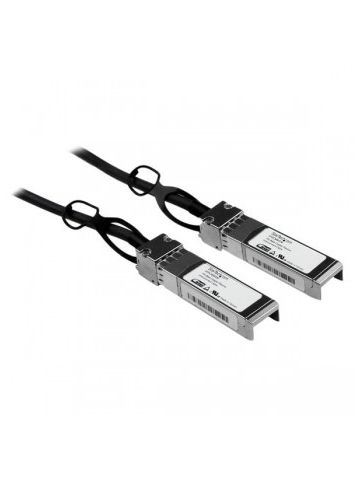 StarTech.com Cisco SFP-H10GB-CU1M Compatible SFP+ 10-Gigabit Ethernet (10GbE) Passive Direct-Attach Twinax Cable - 1 m (3.3 ft)