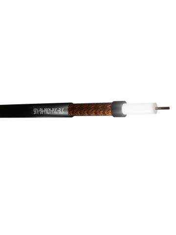 Securi-Flex SFX/59-PREM-PVC-BLK-100 coaxial cable RG-59 100 m No Black