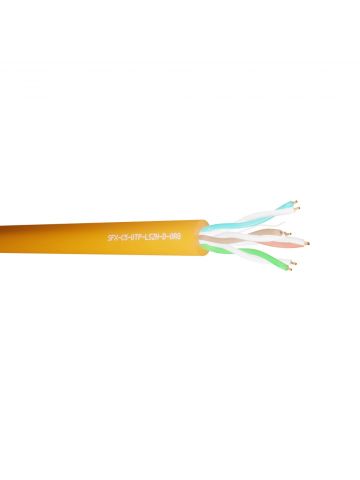 Securi-Flex SFX/C5-UTP-LSZH-D-ORG-305 networking cable Yellow 305 m Cat5 U/UTP (UTP)