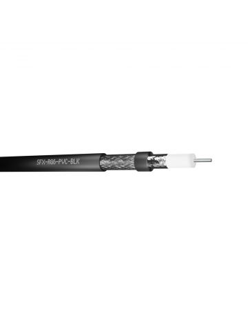 Securi-Flex SFX/RG6-PVC-BLK-100 coaxial cable RG-6 100 m No Black