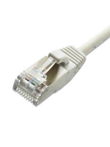 Cablenet 0.25m Cat6a RJ45 White U/FTP LSOH 30AWG Slim Snagless Booted Patch Lea