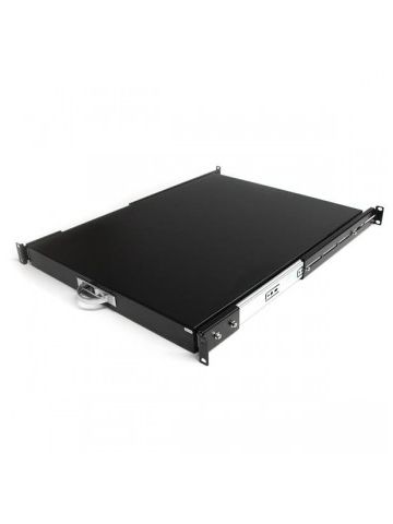 StarTech.com 22in Black Deep Sliding Server Rack Cabinet Shelf