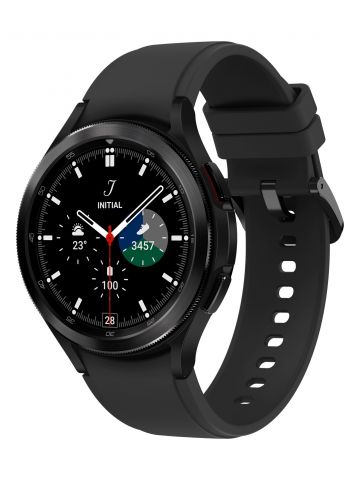 Samsung Galaxy Watch4 Classic 3.56 cm (1.4") OLED 46 mm Digital 450 x 450 pixels Touchscreen 4G Black Wi-Fi GPS (satellite)