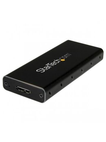 StarTech.com USB 3.1 (10Gbps) mSATA Drive Enclosure - Aluminum