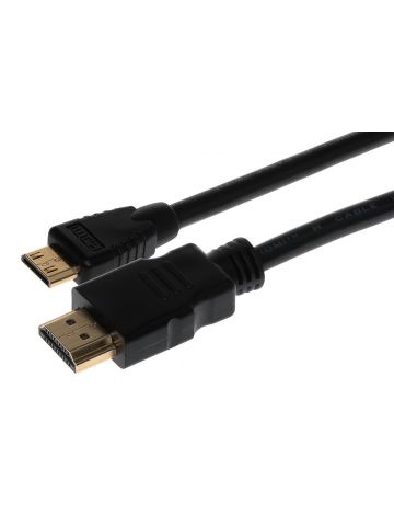 Maplin SO031 HDMI cable 3 m HDMI Type A (Standard) HDMI Type C (Mini) Black