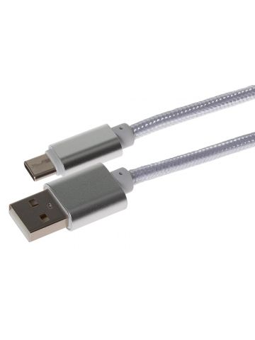 Maplin SO49 USB cable 3 m USB 2.0 USB C USB A Silver