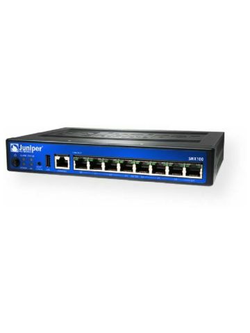 Juniper SRX services gateway 100 8xFE ports 512MB/1GB