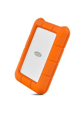 LaCie Rugged USB-C external hard drive 2000 GB Orange,Silver