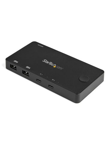 StarTech.com 2 Port USB C KVM Switch - 4K 60Hz HDMI - Compact Dual Port UHD USB Type C Desktop Mini 