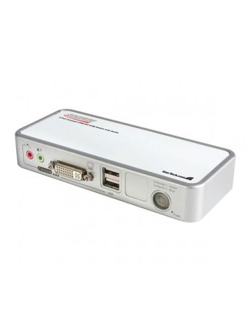 StarTech.com 2 Port USB DVI with Audio and Cables KVM switch White