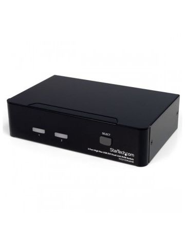 StarTech.com 2 Port High Resolution USB DVI Dual Link KVM Switch with Audio