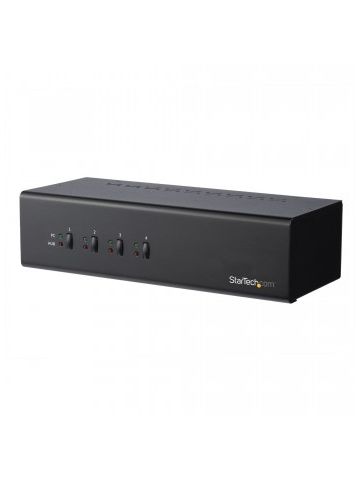 StarTech.com 4-Port Dual-Monitor Dual-Link DVI KVM Switch with USB 3.0 Hub