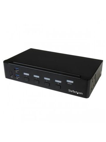 StarTech.com 4-Port DisplayPort KVM Switch - USB 3.0 - 4K 30Hz