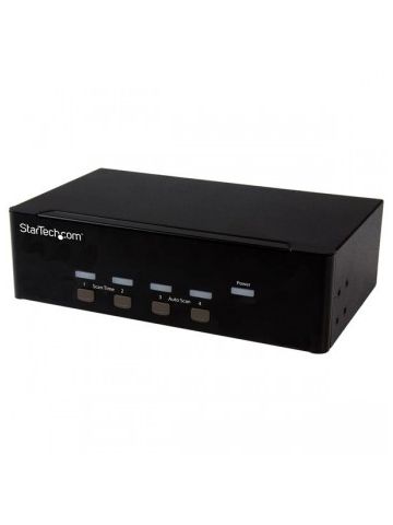 StarTech.com 4-port KVM Switch with Dual VGA - USB 2.0