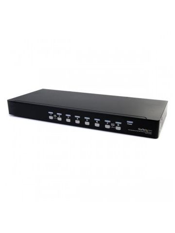 StarTech.com 8 Port Rackmount USB VGA KVM Switch w/ Audio (Audio Cables Included)