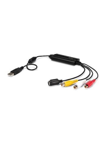 StarTech.com USB Video Capture Adapter Cable - S-Video/Composite to USB 2.0 SD Video Capture Device Cable - TWAIN Support - Analog to Digital Converter for Media Storage - Windows Only
