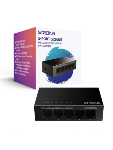 Strong SW5000MUK 5 Port Gigabit Switch (Metal)