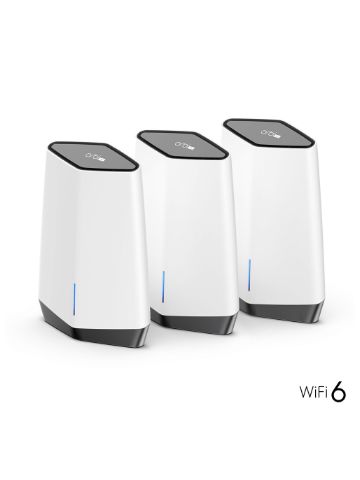 Netgear SXK80B3-100EUS WiFi 6 Tri-band Mesh System (SXK80B3) Tri-band Wi-Fi 6 (802.11ax) White 14 Internal